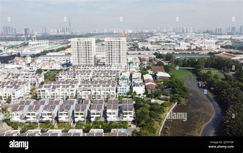 Saigon from district 7 Stock Photo - Alamy