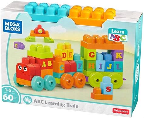 FISHER PRICE Mega Bloks Pociąg ABC Klocki plastikowe niskie ceny i