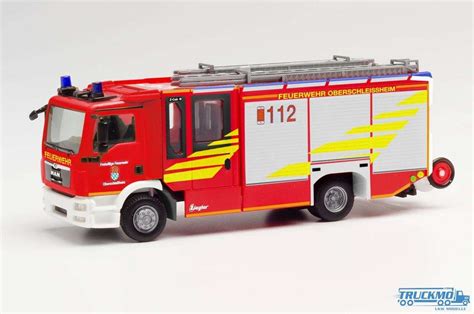 Herpa Feuerwehr Oberschleissheim MAN TGS M Ziegler Z Cab HLF 20