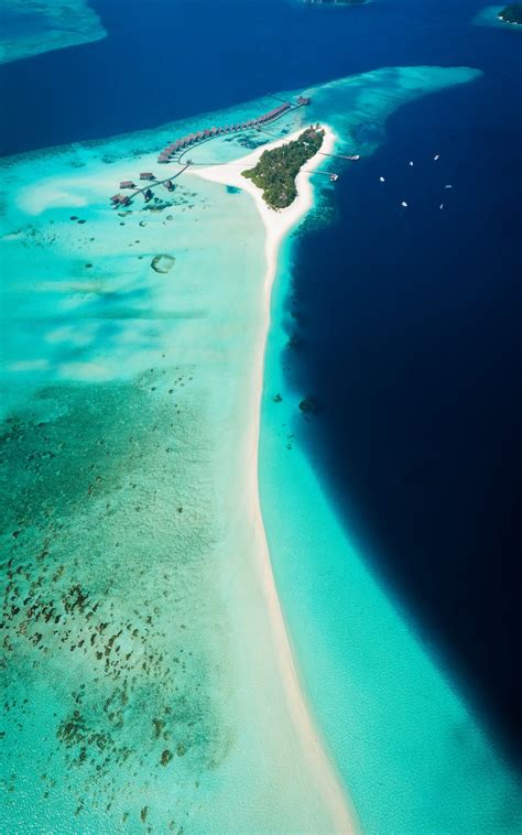 Maldives, bird's eye view, ocean Wallpaper 1200x1920 Samsung Galaxy Tab A 10.1 / Huawei MatePad ...