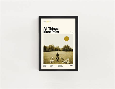 George Harrison All Things Must Pass Poster