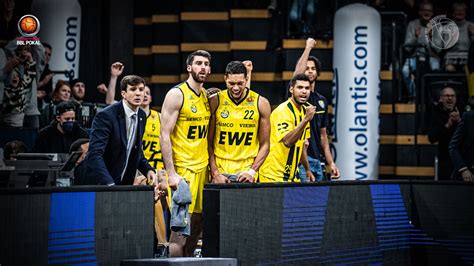 EWE Baskets Oldenburg News TOP FOUR BBL Terminiert Spiele