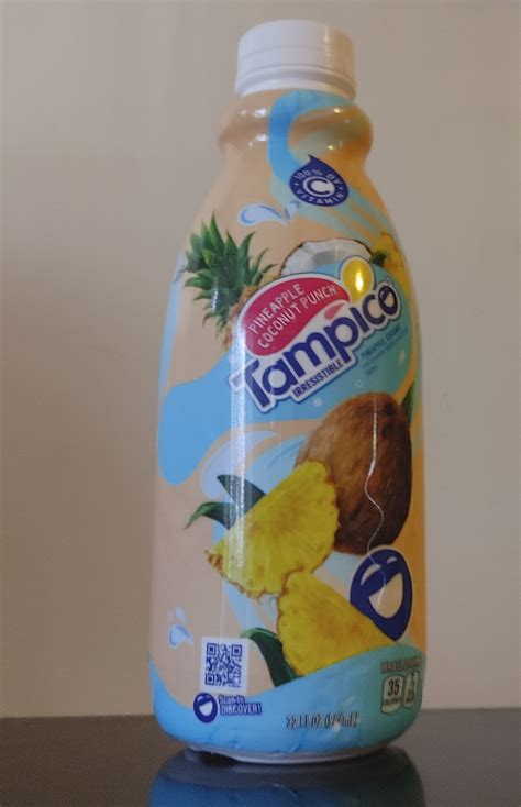 Tampico Pineapple Coconut Punch 32oz PET Bottle ToFizzOrNotToFizz