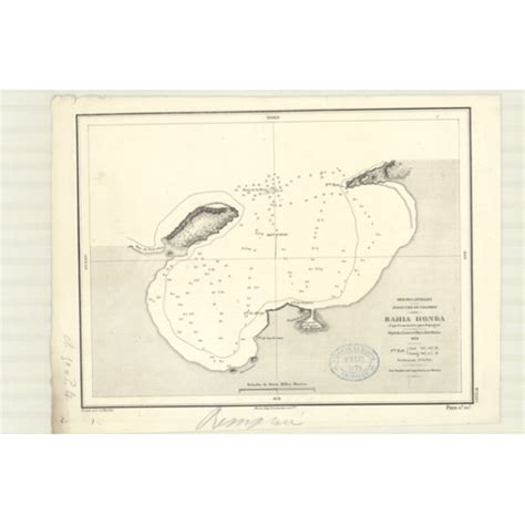 Reproduction Carte Marine Ancienne 3292 BAHIA HONDA COLOMBIE