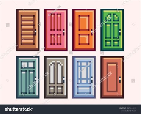 6,323 Door Pixel Images, Stock Photos & Vectors | Shutterstock