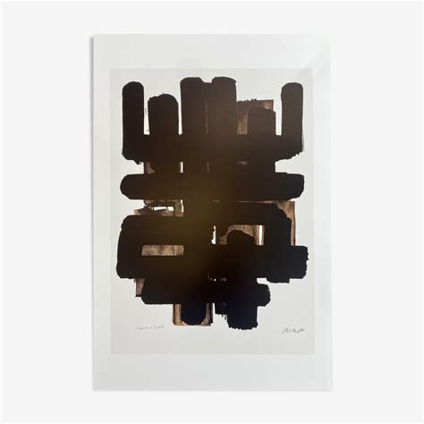 Lithographie De Pierre Soulages Exécutée En 1957 Selency