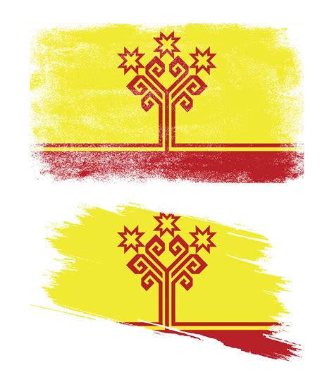 chuvashia flag in grunge style 7413032 Vector Art at Vecteezy