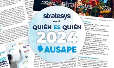 STRATESYS EN EL QUIEN ES QUIEN 2024 DE AUSAPE Stratesys