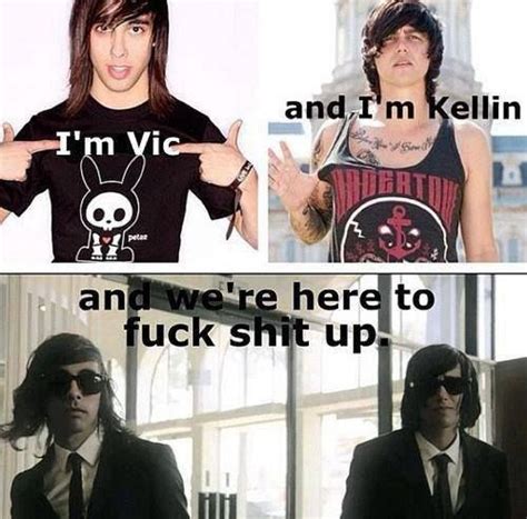 Vic And Kellin Pierce The Veil Band Humor Sleeping With Sirens