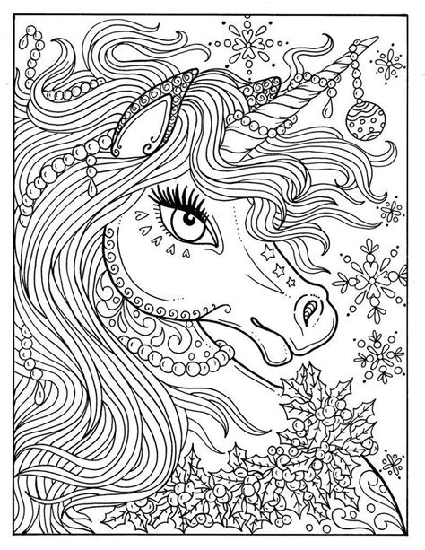 Unicorn Coloring Pages For Adults And Coloring Book