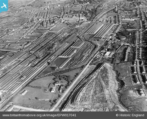 Epw England The Crewe Works Crewe Britain From Above