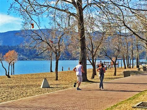 Gyro Beach In March 2015 Kelowna Kelowna British Columbia Okanagan