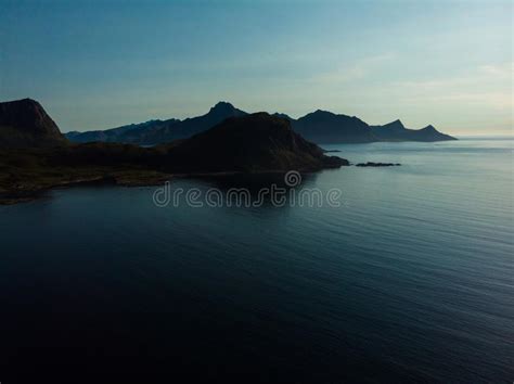 Paysage Marin Sur L Le De Vestvagoy Lofoten Norv Ge Image Stock