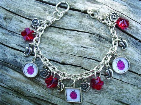 Ladybug Charm Bracelet - Etsy