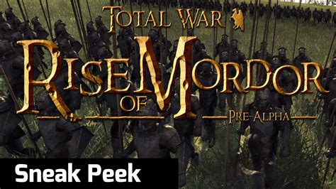 Total War Rise Of Mordor Tw Attila Sneak Peek Gameplay Youtube