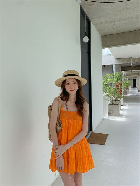 Orange Sunset Mini Dress – Lewildfactory