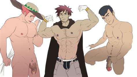 Rule 34 3males Bigbaraboi Byron Pokemon Gloves Hat Male Male Focus