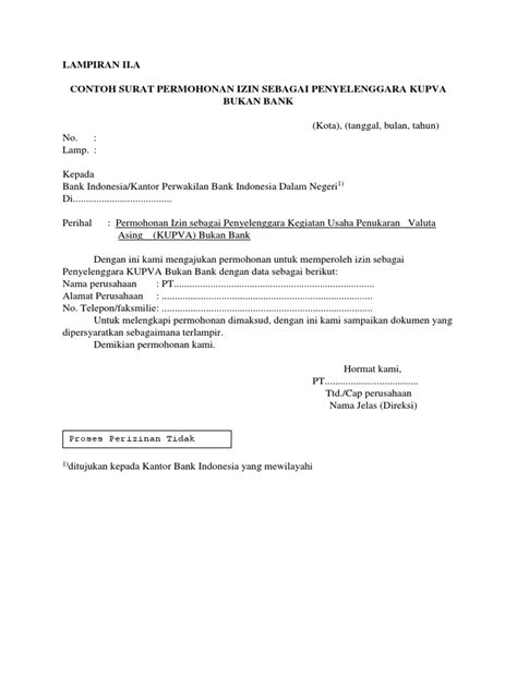 contoh surat penukaran uang  bank  koleksi gambar