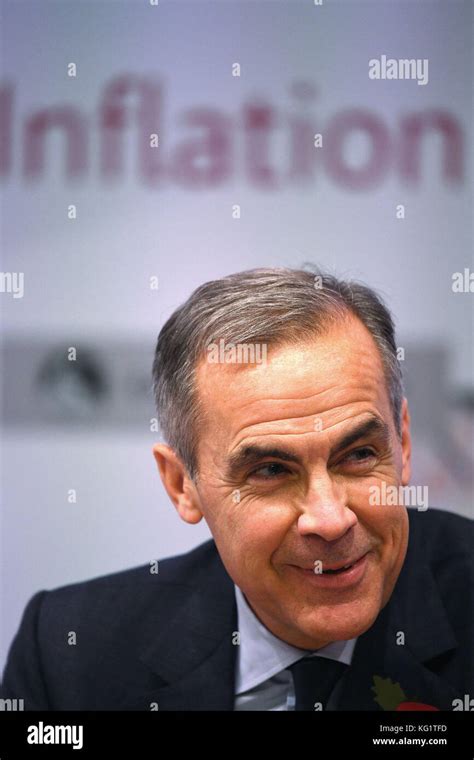 The Governor Of The Bank Of England Mark Carney During The Announcement