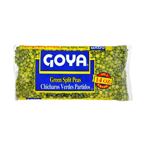 Goya Dry Green Split Peas 14 Oz J S Supermarket