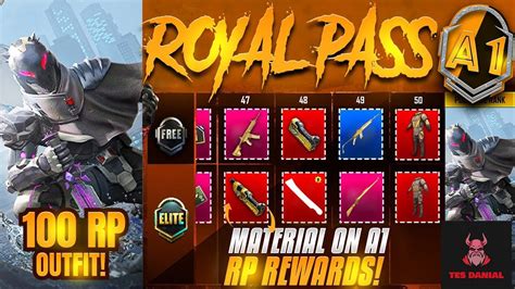 A1 Royal Pass 1 To 100 Rp Rewards Upgradable Mythic Outfit New Rp