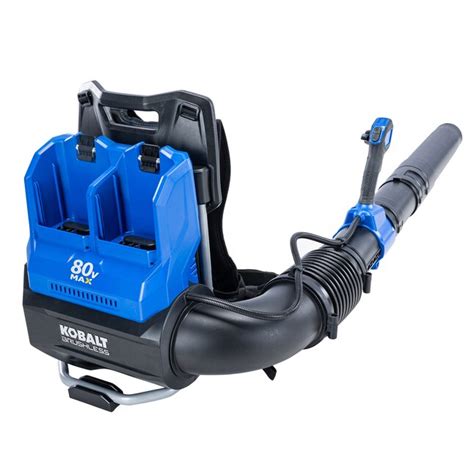 Kobalt 80 Volt 776 Cfm 154 Mph Battery Backpack Leaf Blower Battery And Charger Not Included