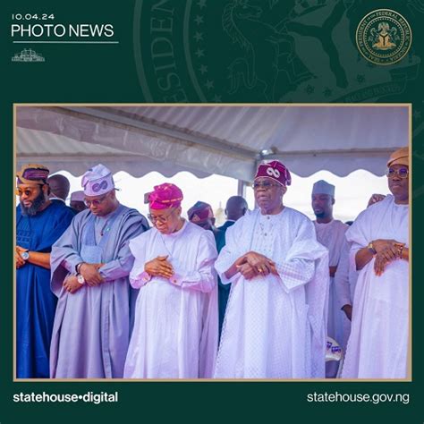 PHOTOS Tinubu Observes Eid El Fitr Prayer In Lagos The Nation Newspaper