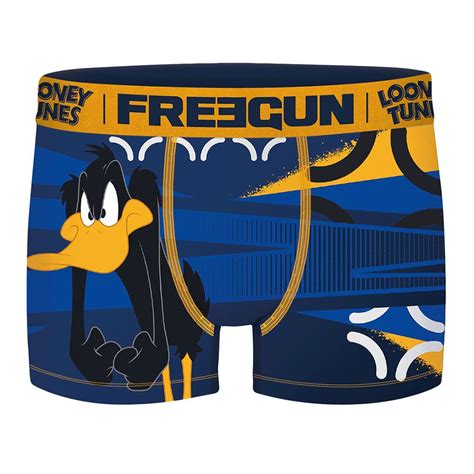 UNDERWEAR SPORT HOMME Freegun LOONEY TUNES Boxers X3 Homme Blue