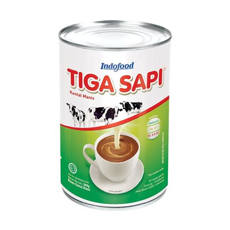 Jual Tiga Sapi Susu Kental Manis Plain 500 G Di Seller Tambah Jaya