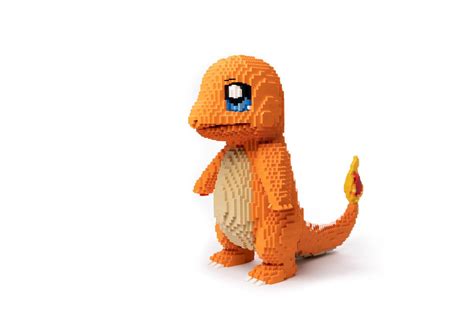 I Built A Life Size Charmander Out Of Lego Bricks Its 2” Tall R