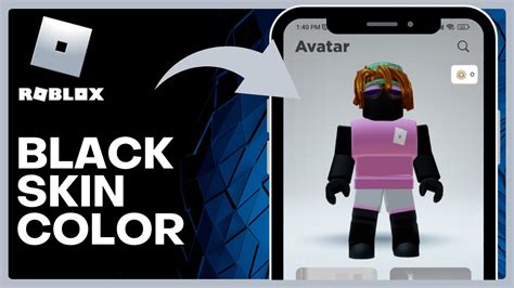 How To Get Black Skin Color In Roblox Mobile Easy Method Youtube