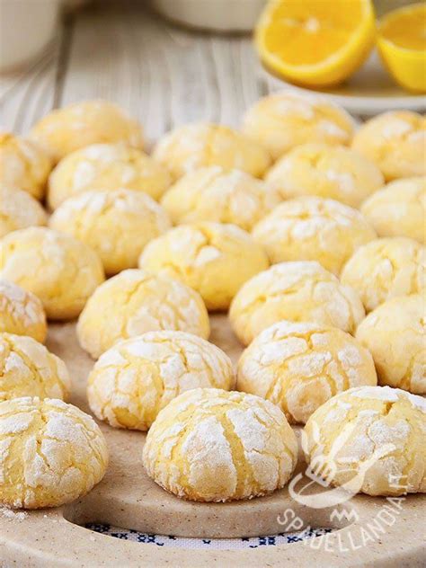 Biscotti Al Limone Senza Glutine Piccoli Bocconcini Di Pasta Morbidi