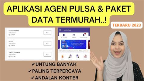 APLIKASI JUALAN PULSA PAKET DATA PALING MURAH TERPERCAYA ANDALAN