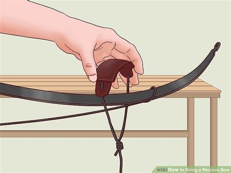 How To String A Recurve Bow With Pictures Wikihow