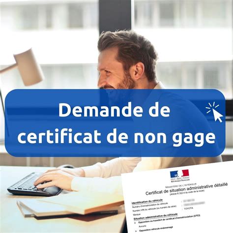 Certificat De Non Gage Comment Le T L Charger Imm Diatement