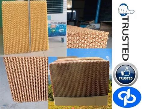 Gsm Brown Evaporative Cooling Pad At Rs Sq Ft Evaporative