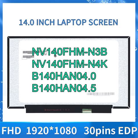 Pantalla Led Lcd De Pulgadas Fhd X Nv Fhm N Ips De