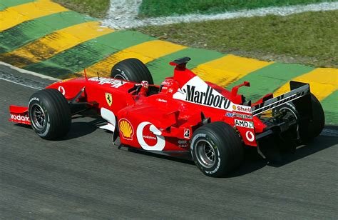 Michael Schumacher Ferrari F2002 Brazilian Gp F1 2002 Foto Ferrari Maxf1