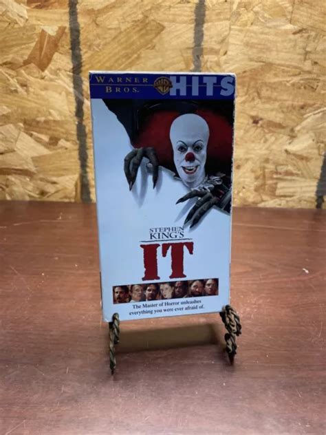 Stephen King S It Vhs Video Tape Horror Tim Curry Pennywise Extended