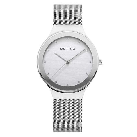 Bering Classic Polished Silver Watch