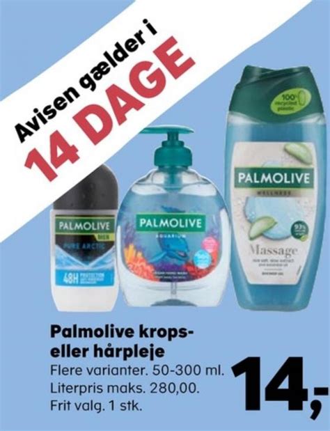 Palmolive Bodyshampoo Kvickly Juli 2023 Alle Tilbudsavis