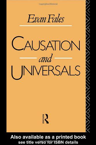 『causation And Universals』｜感想・レビュー 読書メーター