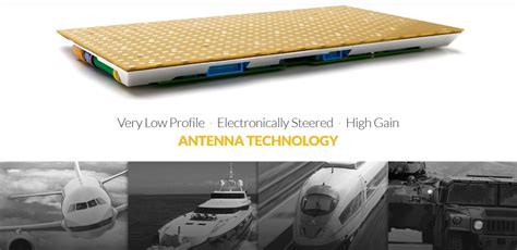 Groundbreaking Flat Panel Electronically Steered Antenna Enables Hd