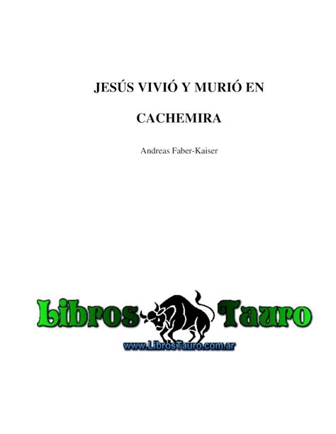 PDF Faber Kaiser Andreas Jesús vivió y murió en Cachemira