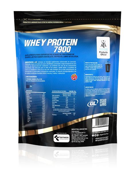 Gentech Suplemento En Polvo Whey Protein 1 kg Chocolate Wikimúsculos