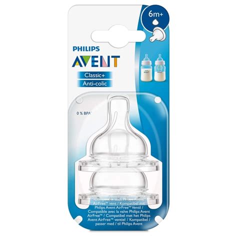 AVENT SMOCZKI DO BUTELKI CLASSIC I ANTI COLIC 6m