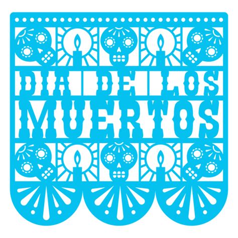 Diseño Png Y Svg De Día De Los Muertos Fiesta Mexicana Papel Picado