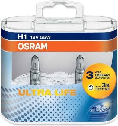 Osram H Ult Ultra Life Halogen Lamps W Pack Pris