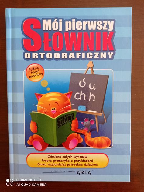 MÓJ PIERWSZY SŁOWNIK ORTOGRAFICZNY dla dzieci Tanowo Kup teraz na