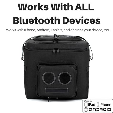 The 2018 Bluetooth Backpack Cooler with Speakers & Subwoofer (Gray)